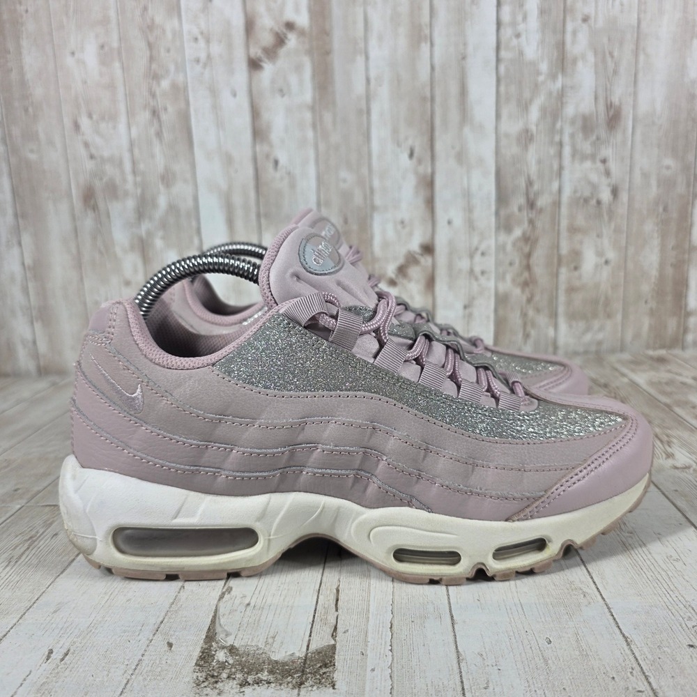 Nike Air Max 95 Confetti Plum Chalk‎ Pink Glitter Sneakers AT0068-600 Womens 9